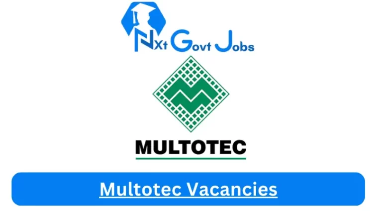 New Multotec Vacancies 2024 @www.multotec.com Career Portal