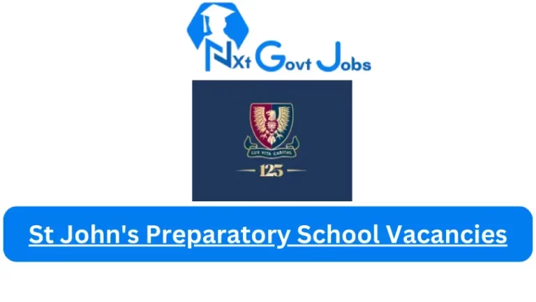 St John’s Preparatory School Vacancies 2024 @www.stjohnscollege.co.za Careers