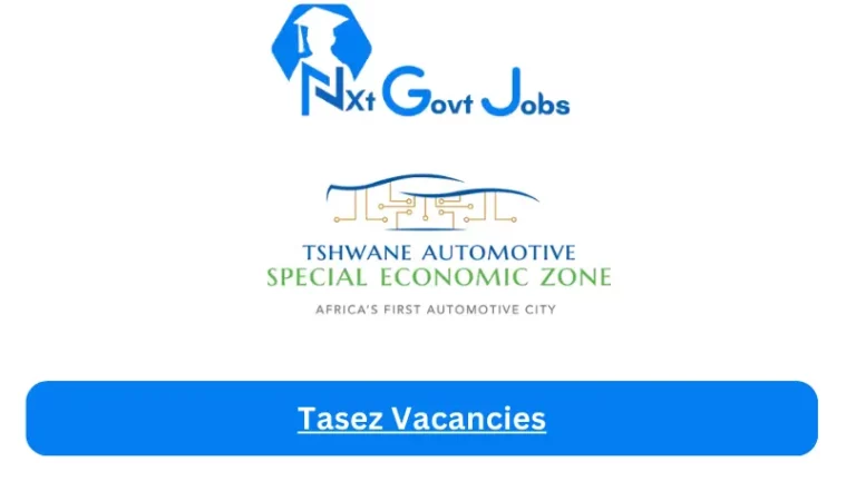 Tasez Vacancies 2024 @www.tasez.co.za Career Portal