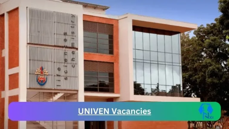University Of Venda Academic vacancies 2024 Apply Online @www.univen.ac.za