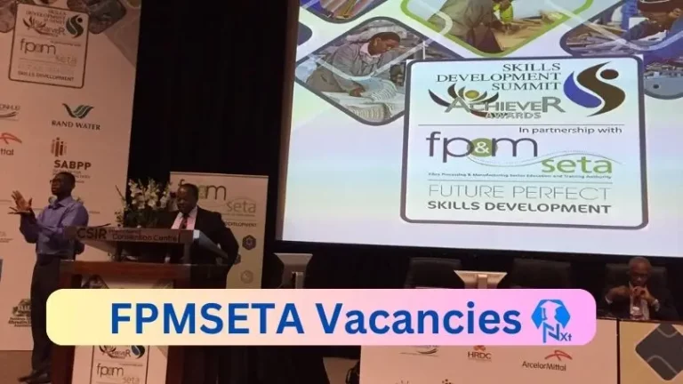 New FPMSETA Vacancies 2024 | Apply Now @www.fpmseta.org.za for Cleaner, Supervisor, Admin, Assistant Jobs