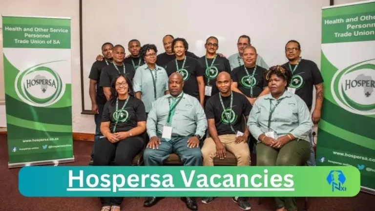 1X New Hospersa Vacancies 2024 @www.hospersa.co.za Career Portal