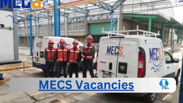 New X1 MECS Vacancies 2024 | Apply Now @mecs.co.za for Contracts Specialist, Sales Representative Jobs