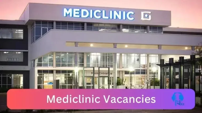 Mediclinic Registered Nurse Vacancies 2024 Apply Online @www.mediclinic.co.za