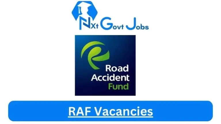 RAF HR Jobs 2024 Apply Online @www.raf.co.za