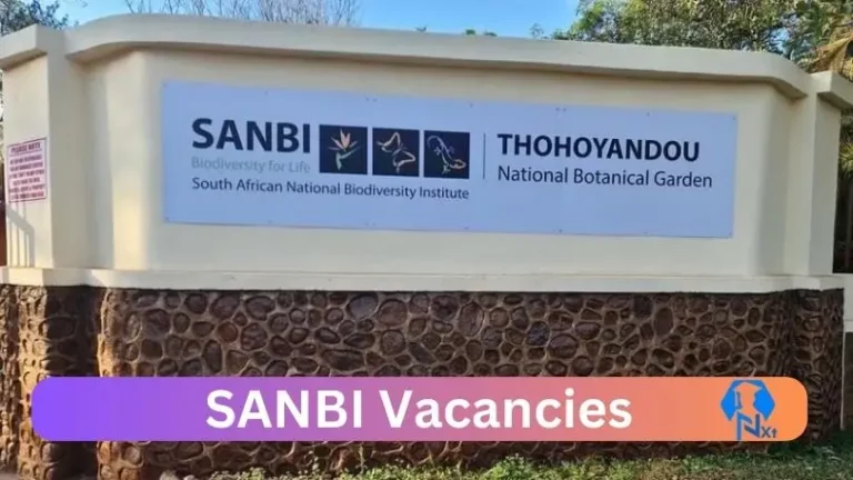 31X New SANBI Vacancies 2024 @www.sanbi.org Careers Portal
