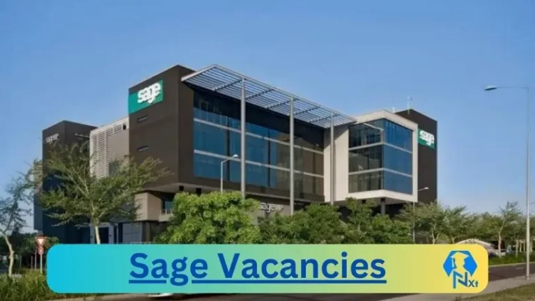 Sage Accounting vacancies 2024 Apply Online