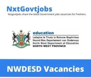 North West Department Of Education Teaching Vacancies 2024 Apply Online @www.nwpg.gov.za