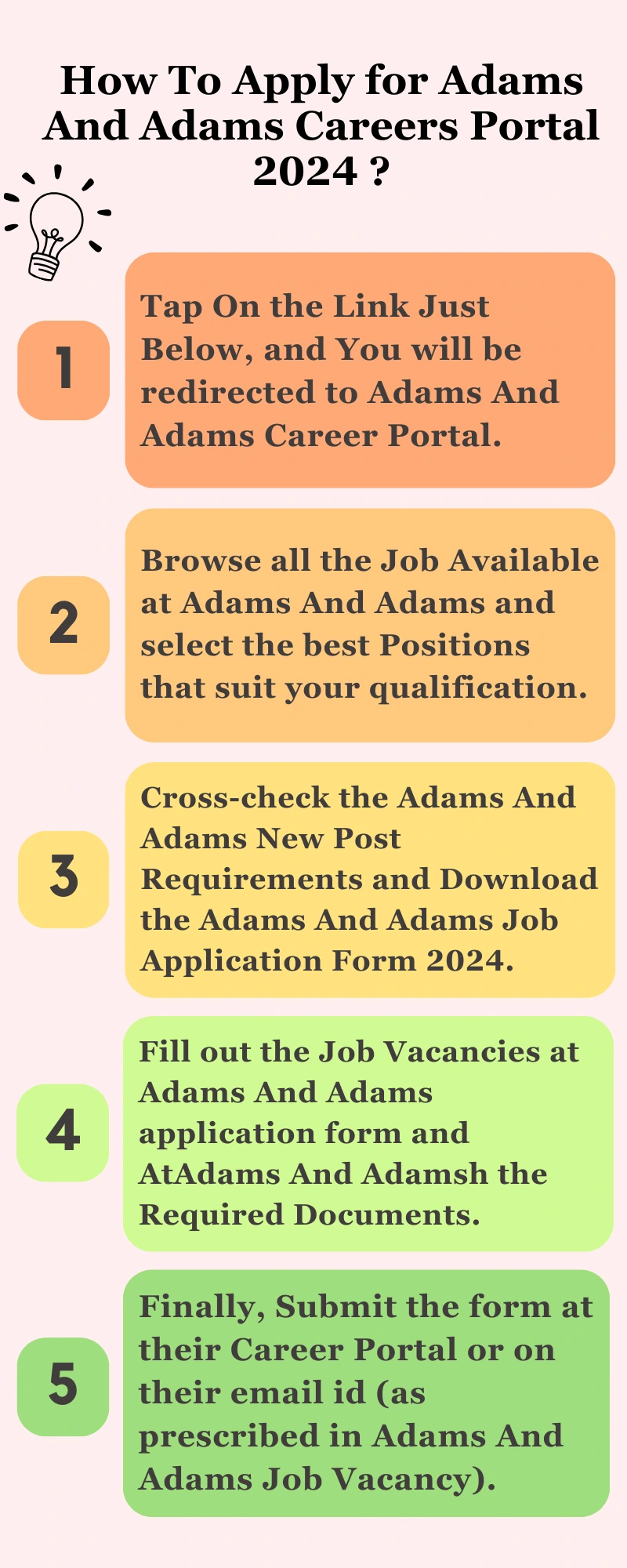How To Apply for Adams And Adams Careers Portal 2024 ?