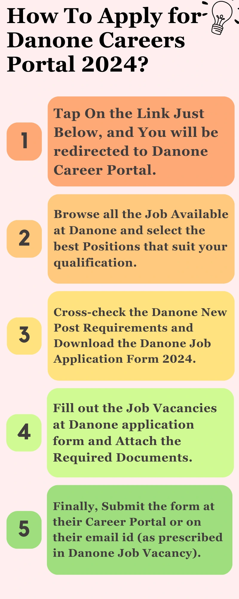 How To Apply for Danone Careers Portal 2024?