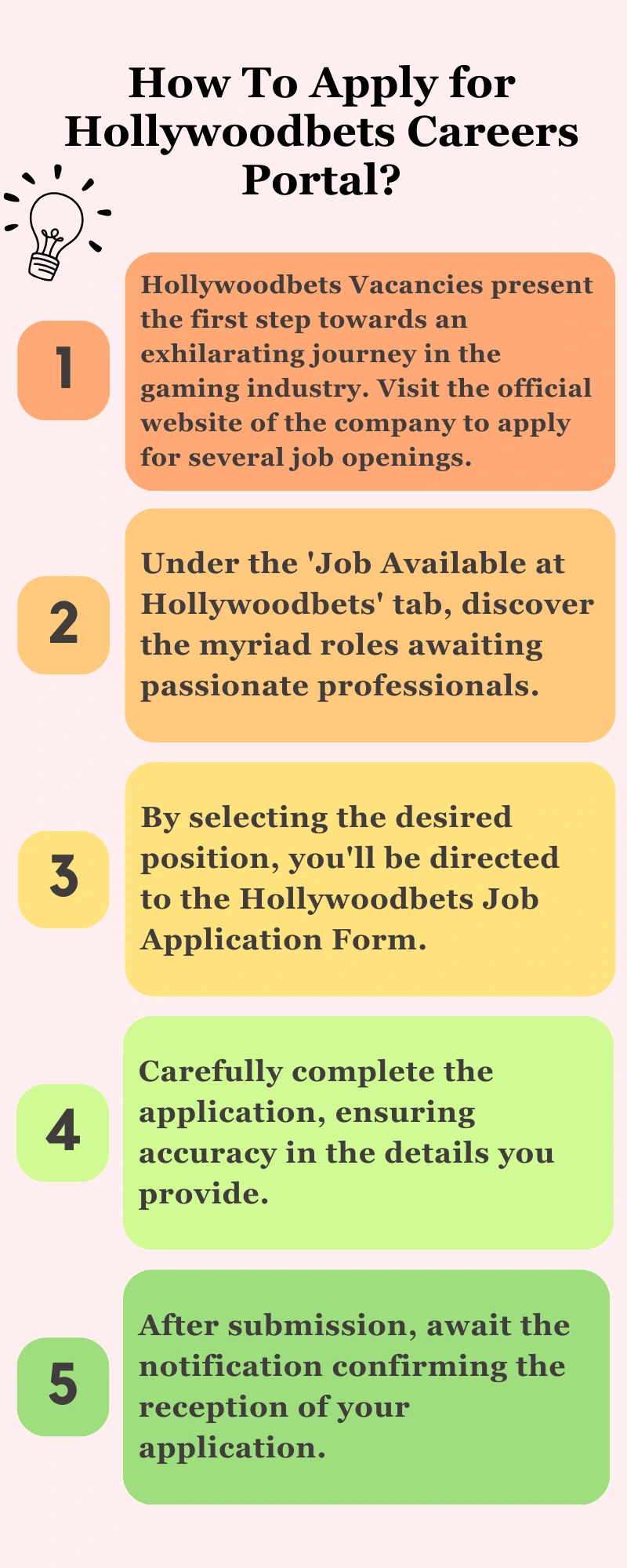 How To Apply for Hollywoodbets Careers Portal?