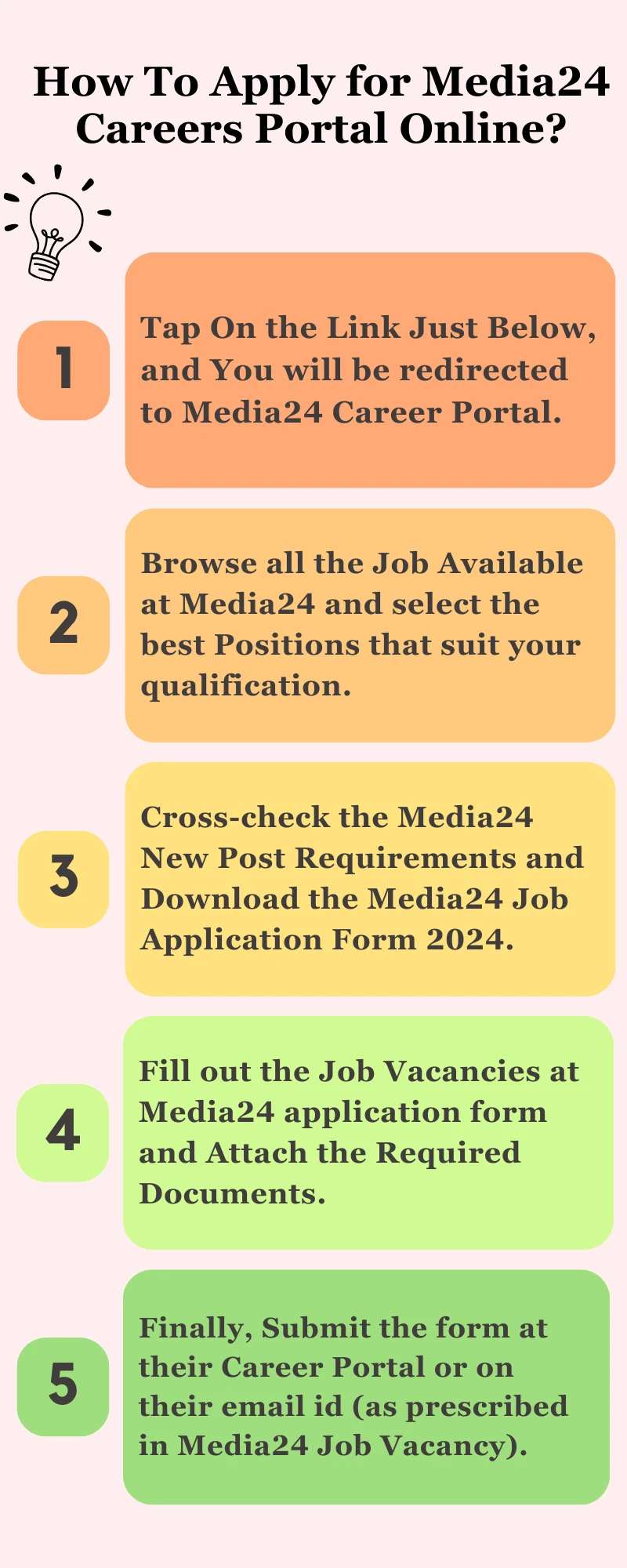 How To Apply for Media24 Careers Portal Online