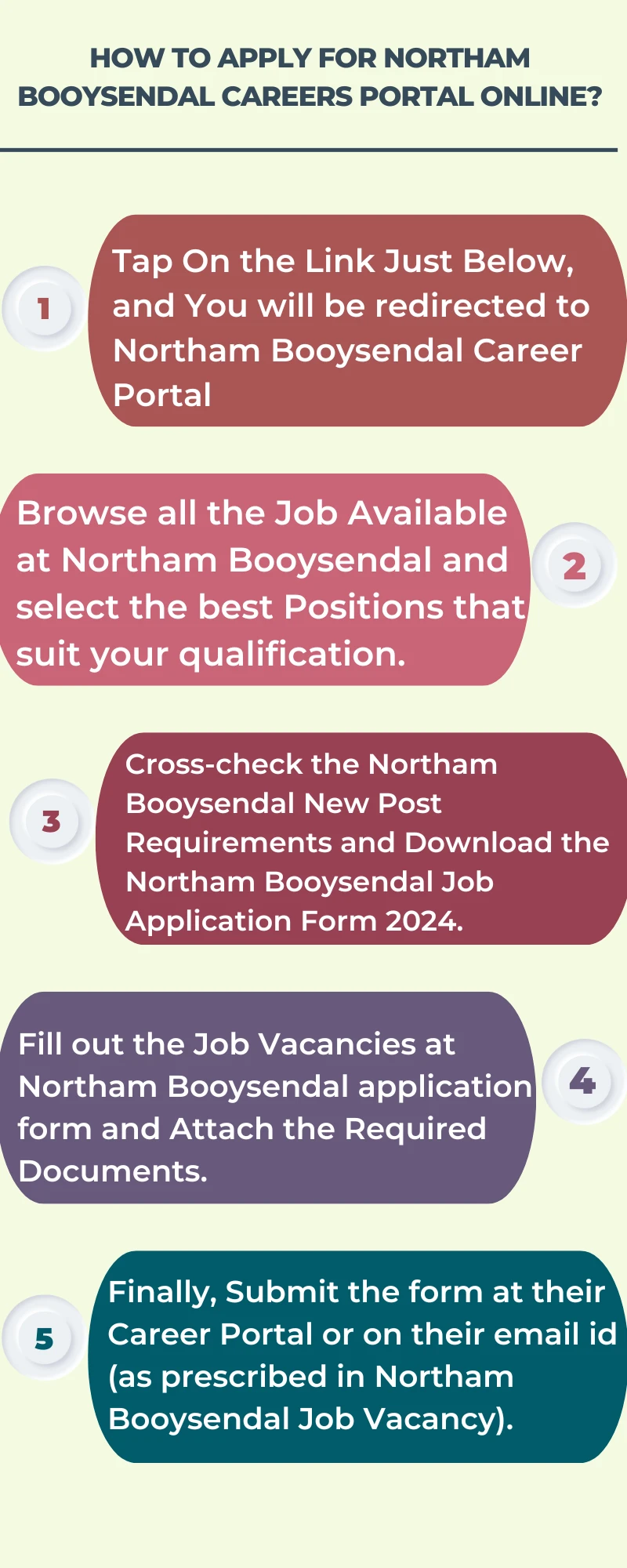 How To Apply for Northam Booysendal Careers Portal Online?