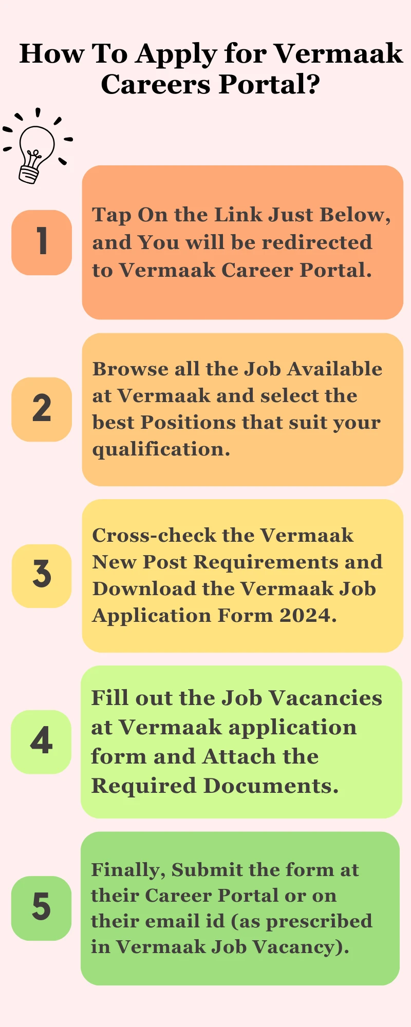 How To Apply for Vermaak Careers Portal?